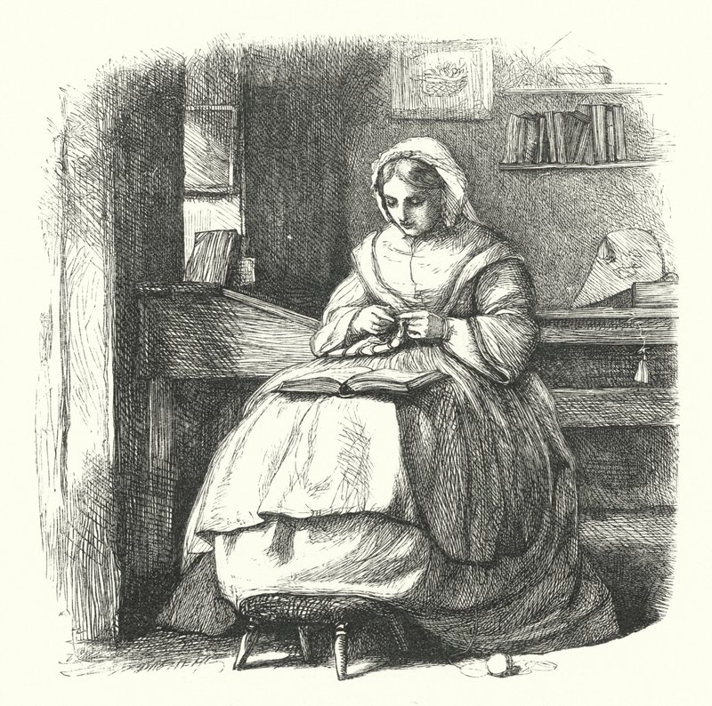 De Verzorgende Vriend door Frederick Walker
