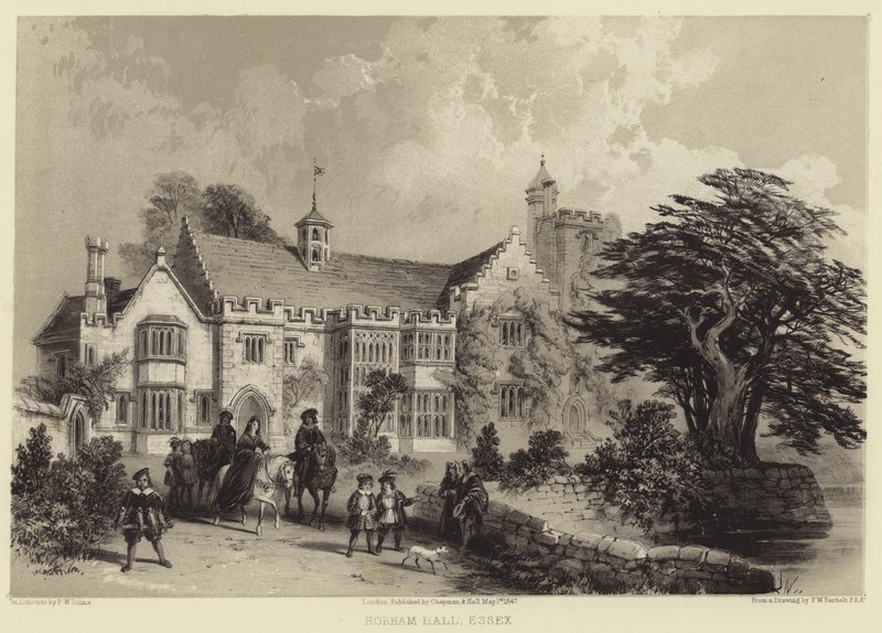 Horham Hall, Essex door Frederick William Fairholt