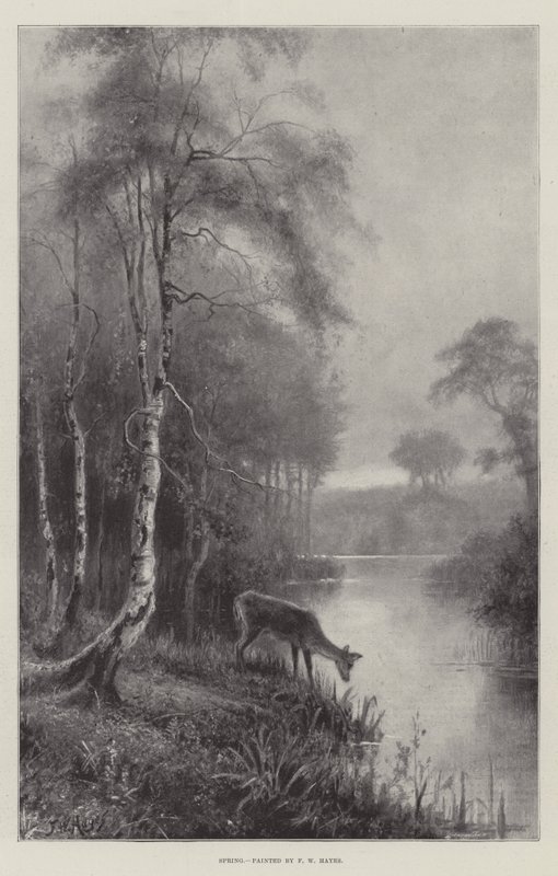 Lente door Frederick William Hayes
