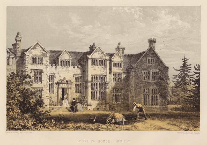 Loseley House, Surrey door Frederick William Hulme