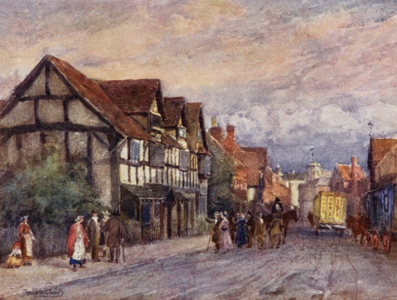 Shakespeares Geboorteplaats door Frederick William Newton Whitehead