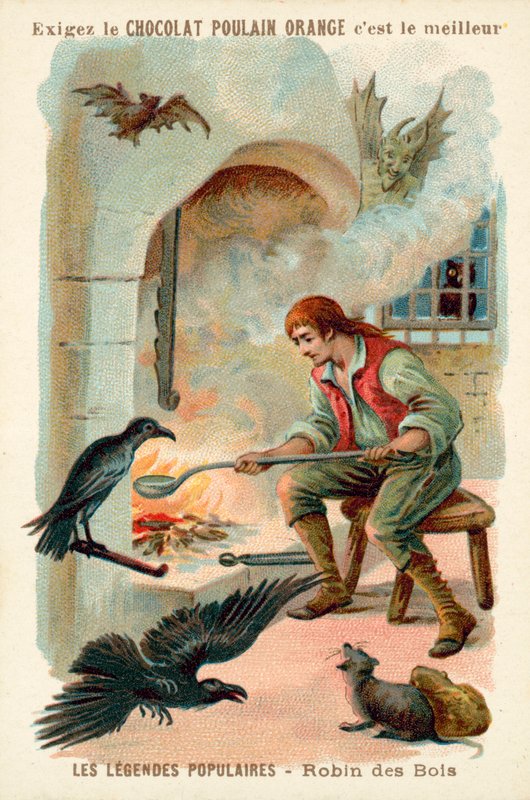 Robin Hood door French School