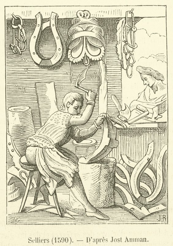 Selliers, 1590 door French School