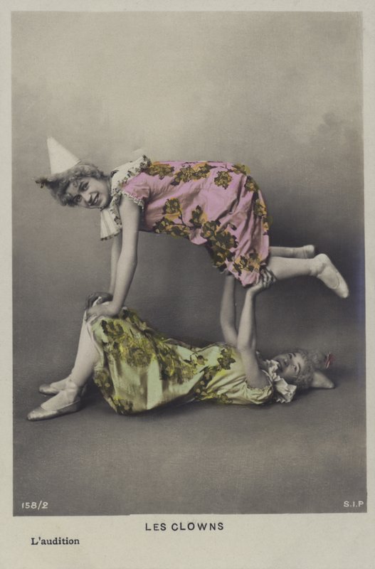 Een paar clowns door French Photographer