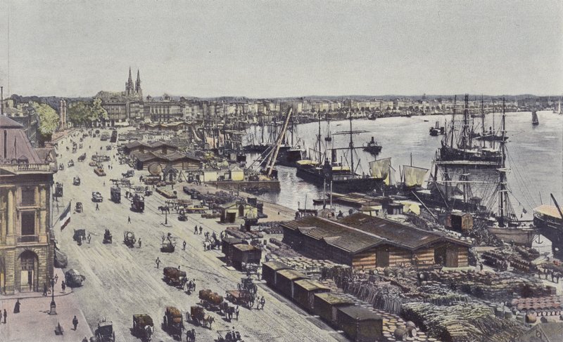 Bordeaux, Place Richelieu, kades Louis XVIII, Chartrons en Bacalan door French Photographer