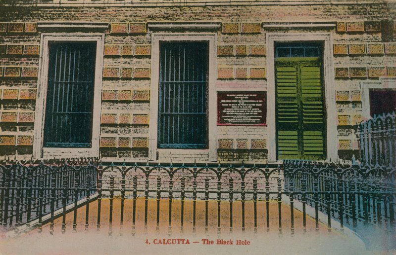 Calcutta - Het Zwarte Gat. Ansichtkaart verzonden in 1913 door French Photographer