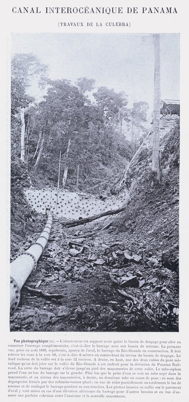 Interoceanisch Kanaal van Panama, Werkzaamheden bij de Culebra door French Photographer