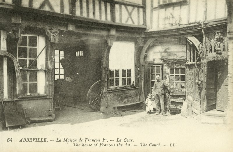 Huis van Koning Frans I, Abbeville door French Photographer