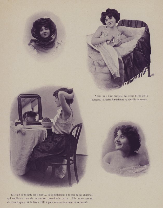 Illustratie voor Petites Parisiennes (jonge werkende meisjes in Parijs) door French Photographer
