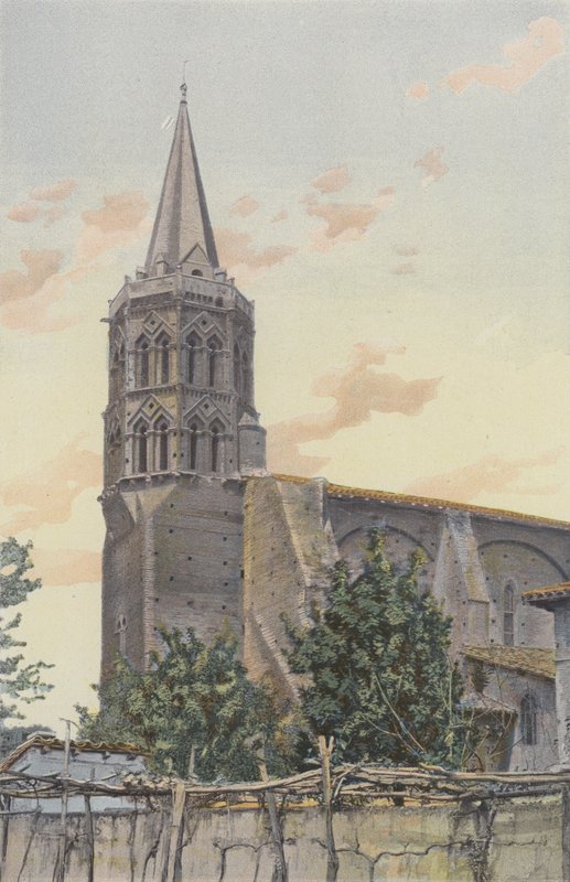Lisle-DAlbi, Kerk, Klokkentoren, Oostzijde door French Photographer