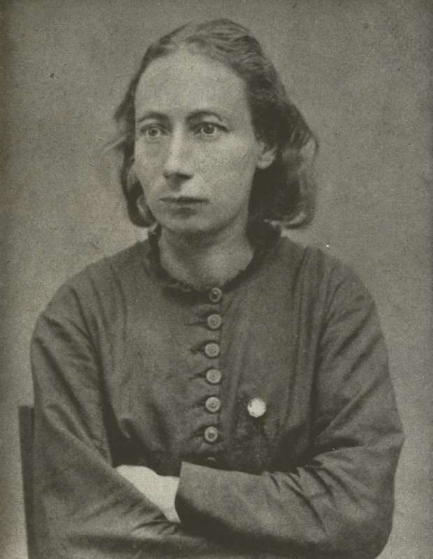 Louise Michel, Parijse Commune (zwart-wit foto) door French Photographer