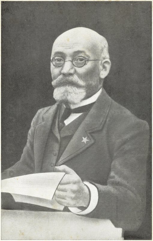 Ludwik Lejzer Zamenhof, Poolse uitvinder van Esperanto door French Photographer