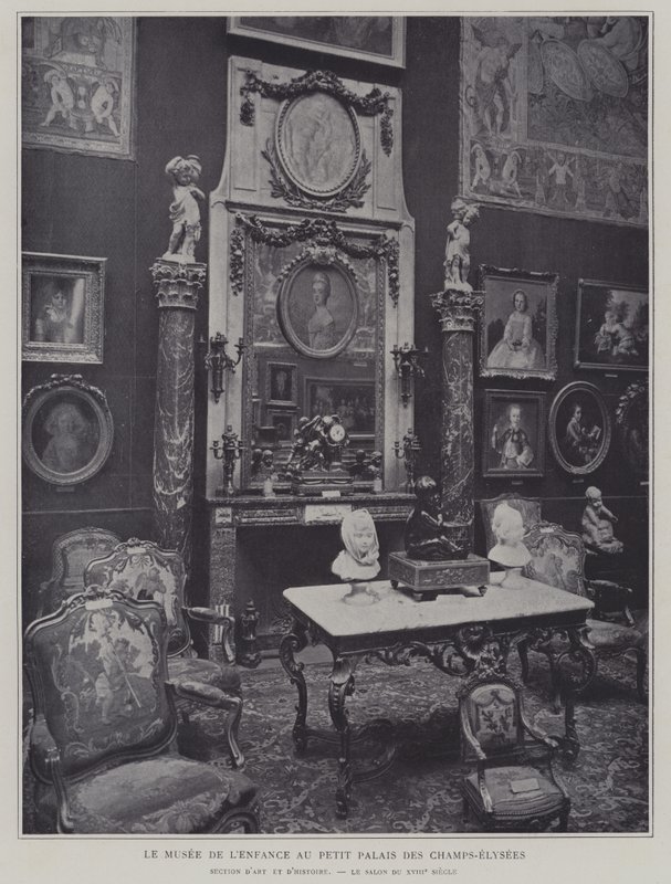 Museum van de Kindertijd in het Petit Palais op de Champs-Elysees, Parijs door French Photographer