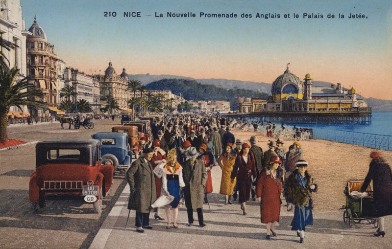 Nice, De Nieuwe Promenade Des Anglais, Het Paleis Van De Pier door French Photographer