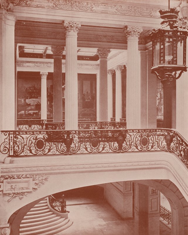 Parijs: Galerij van de Sorbonne door French Photographer