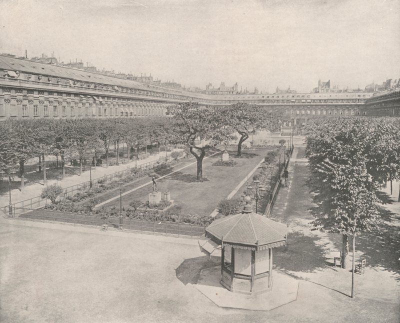 Parijs: Tuin van het Palais Royal door French Photographer