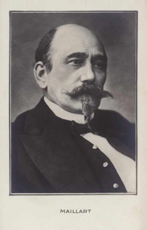 Portret van Louis-Aime Maillart door French Photographer