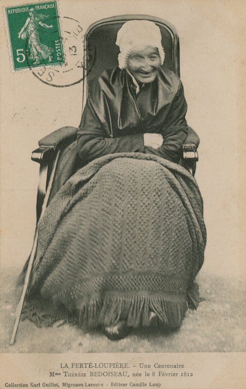 Eeuweling, Madame Thérèse Bedoiseau, La Ferté-Loupière door French Photographer