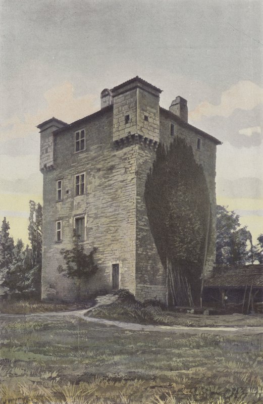 Saint-Jean-Poutge, Molen van Herreboue door French Photographer