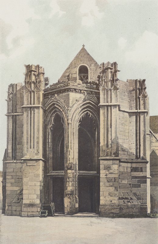 Saint-Just, Kerk, Geheel W door French Photographer