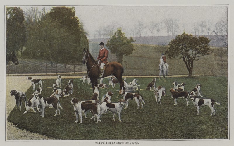 Tom Firr en de honden van de Quorn Hunt, Leicestershire door French Photographer