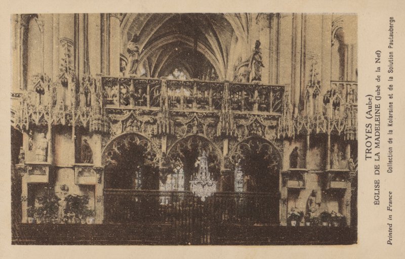 Troyes, Aube, Eglise De La Madeleine door French Photographer
