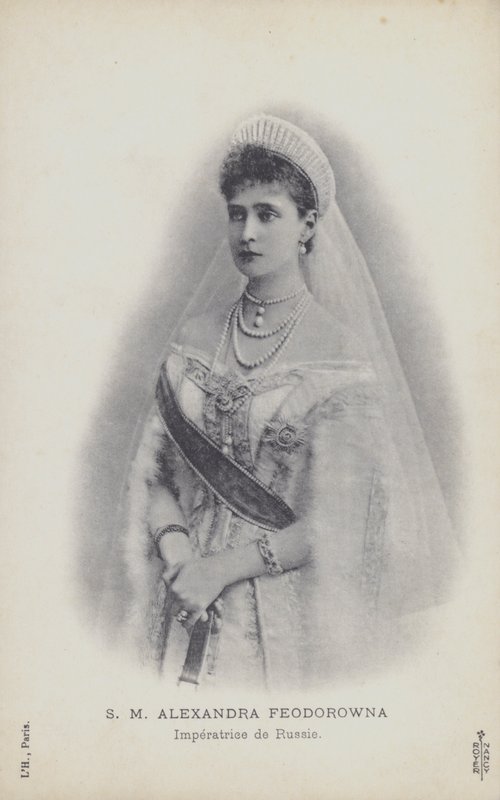 Tsarina Alexandra van Rusland door French Photographer