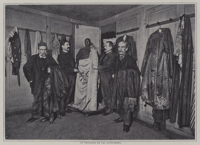 Kostuumafdeling van de Comedie-Francaise, Parijs door French Photographer