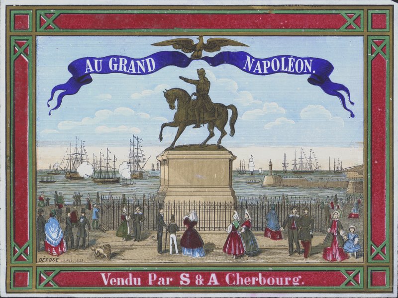 Advertentie voor Au Grand Napoleon door French School