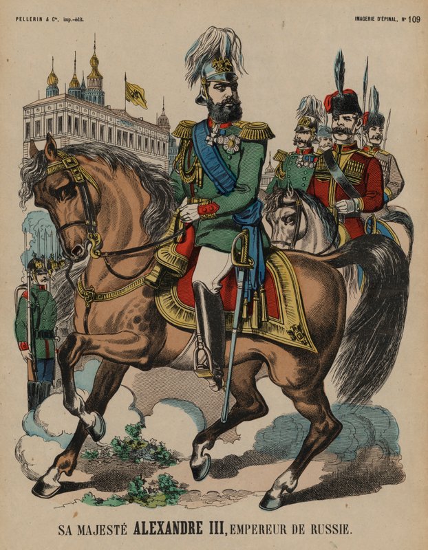 Alexander III, tsaar van Rusland door French School