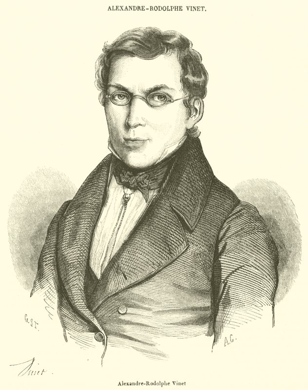 Alexandre-Rodolphe Vinet (gravure) door French School