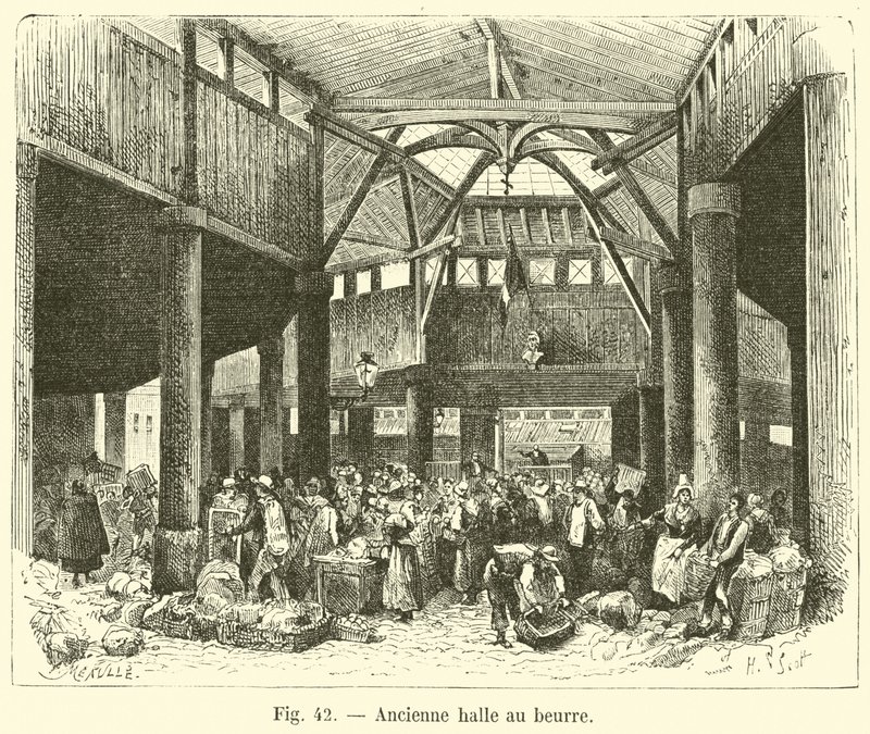 Oude botermarkt door French School