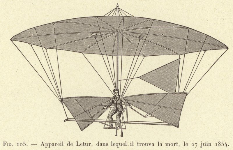 Apparaat van Letur, waarin hij stierf op 27 juni 1854 door French School