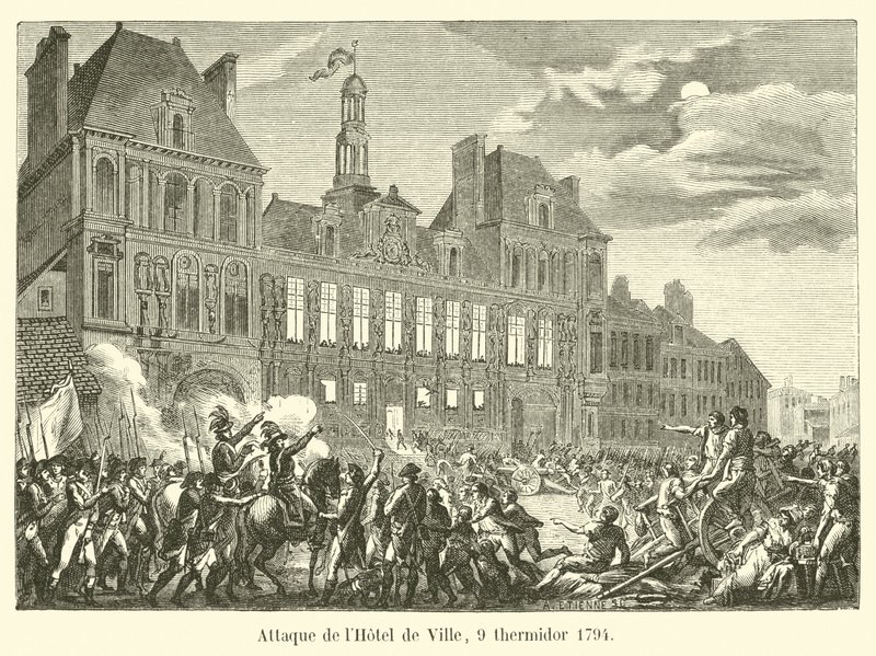 Aanval op het stadhuis, 9 thermidor 1794 door French School