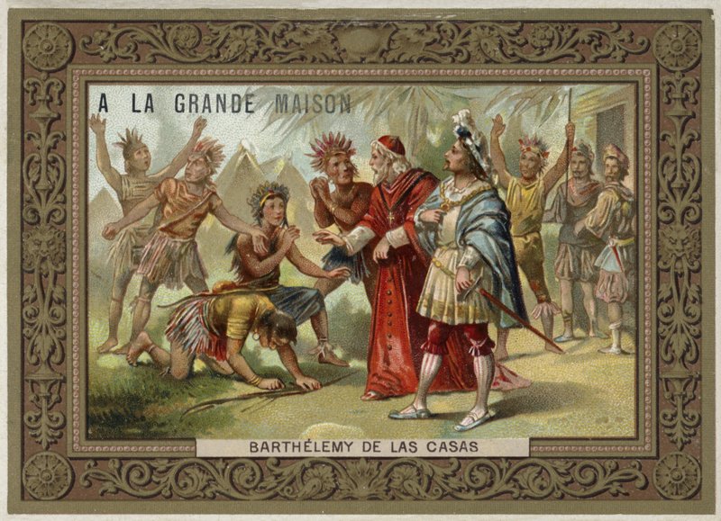 Bartolomé de las Casas, 16e-eeuwse Spaanse historicus; sociaal hervormer en Dominicaanse monnik door French School