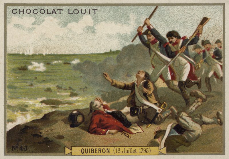 Slag bij Quiberon, Franse Revolutionaire Oorlogen, 16 juli 1795 door French School