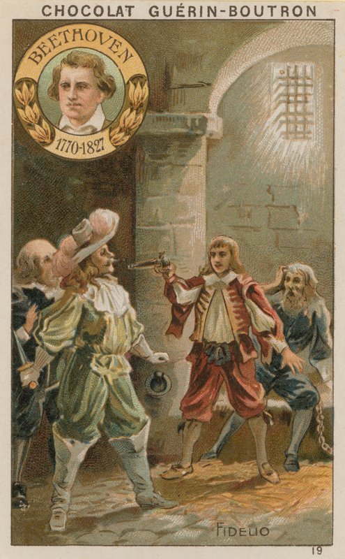Beethoven, Fidelio door French School