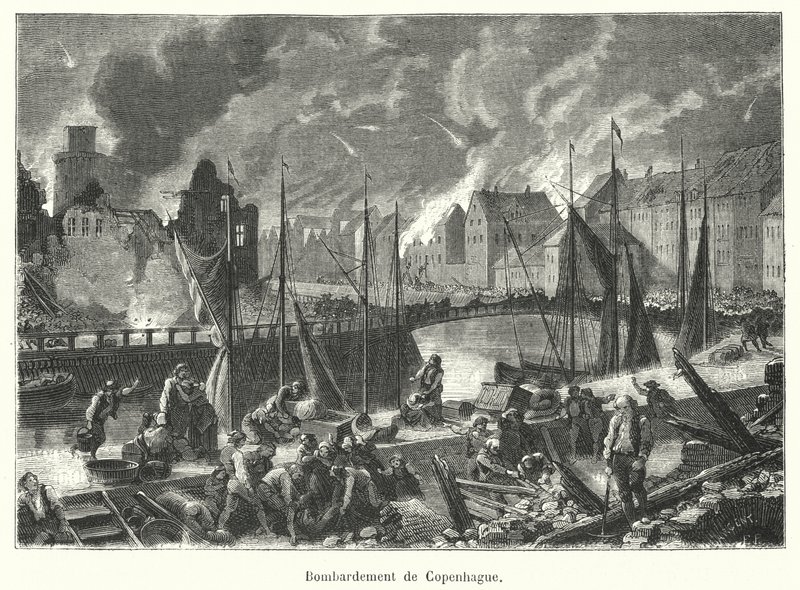 Bombardement van Kopenhagen door French School
