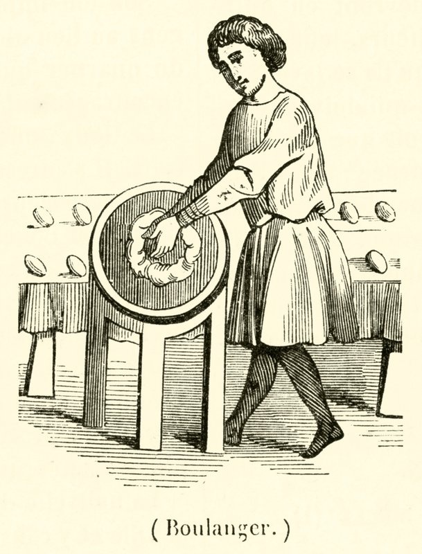 Boulanger (gravure) door French School