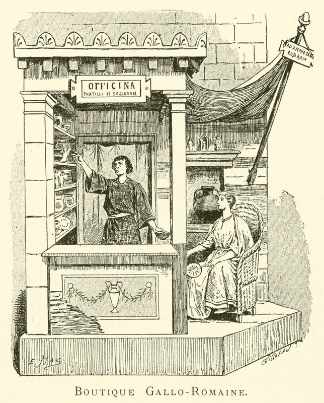 Gallo-Romeinse winkel door French School