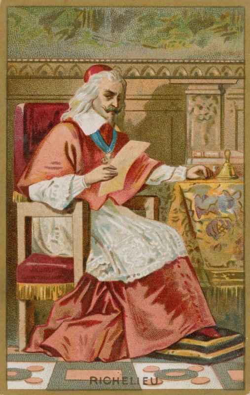 Kardinaal Richelieu door French School