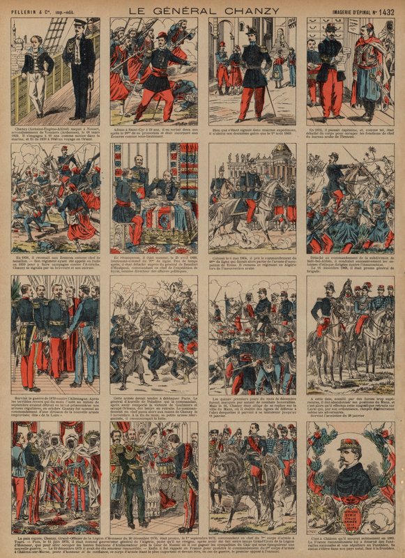 Carrière van Franse generaal Alfred Chanzy door French School