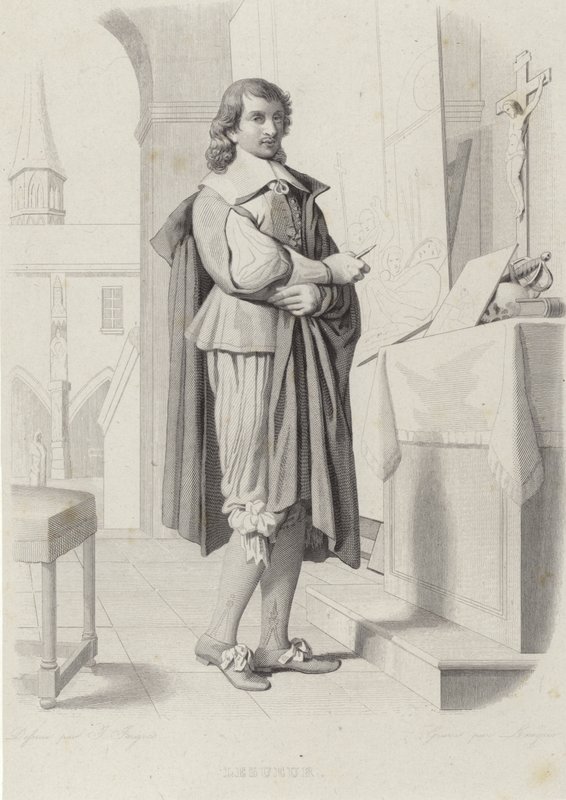 Charles Alexandre Lesueur door French School