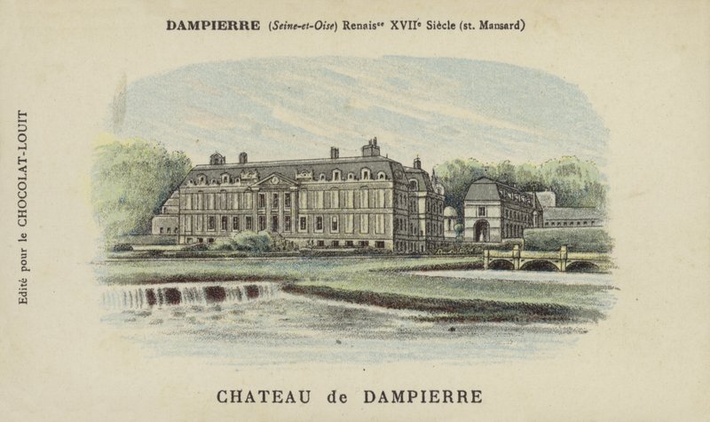 Kasteel van Dampierre, Dampierre, Seine-et-Oise door French School
