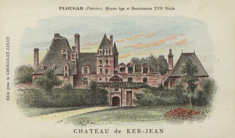 Kasteel van Ker-Jean, Plougar, Finistere door French School