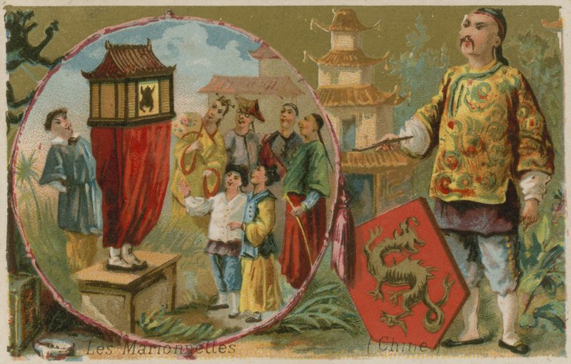 Chinese marionetten door French School