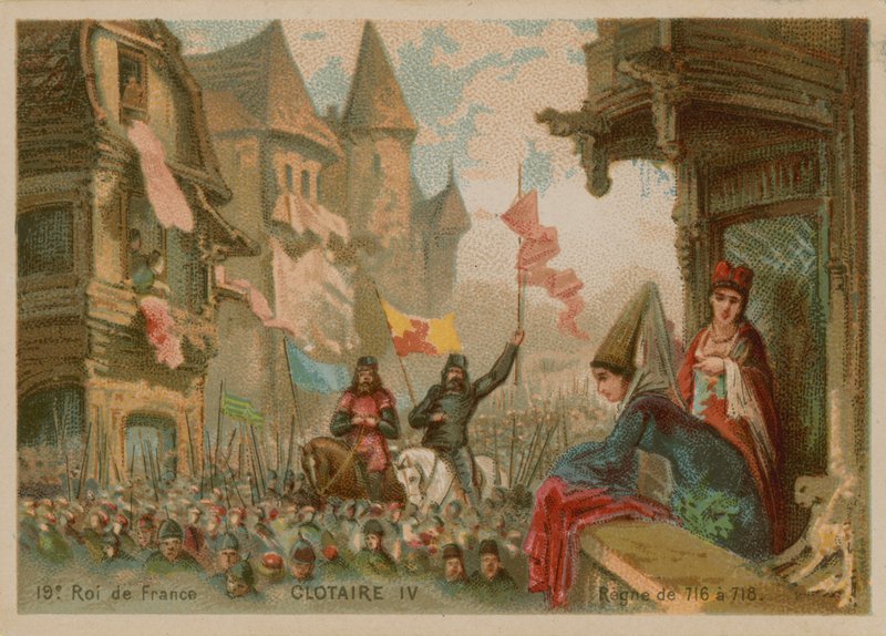 Chlothar IV van Frankrijk door French School