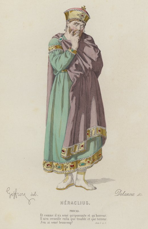 Corneille, Heraclius, Act I, Sc I door French School