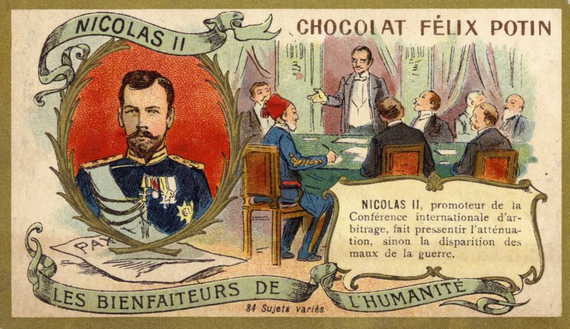 Tsaar Nicolaas II door French School