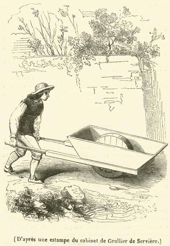 Naar een prent uit de collectie van Grollier de Serviere door French School